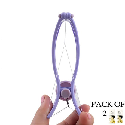Pack Of 2 Facial Care Beauty Neck & Body Hair Removal Machine With Threader Tool
