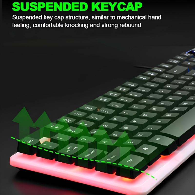 TX35 Limeide RGB Suspension Backlit Gaming Keyboard