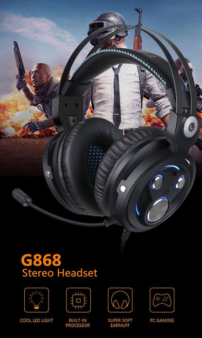 TBOTB Gaming Headset USB Port Music Headphone