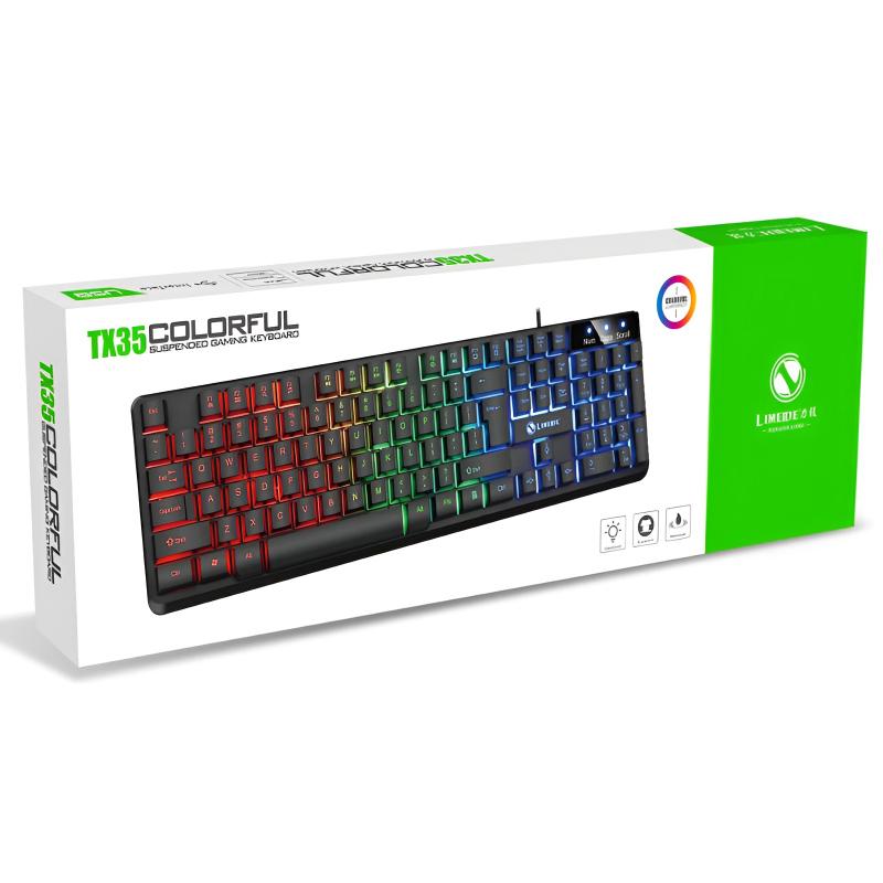 TX35 Limeide RGB Suspension Backlit Gaming Keyboard